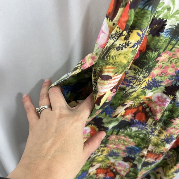 Floral Sleeveless Midi Dress - Picture 6 of 9